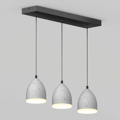 3-light LED pendant light