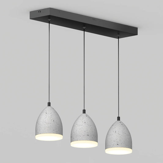 3-light LED pendant light