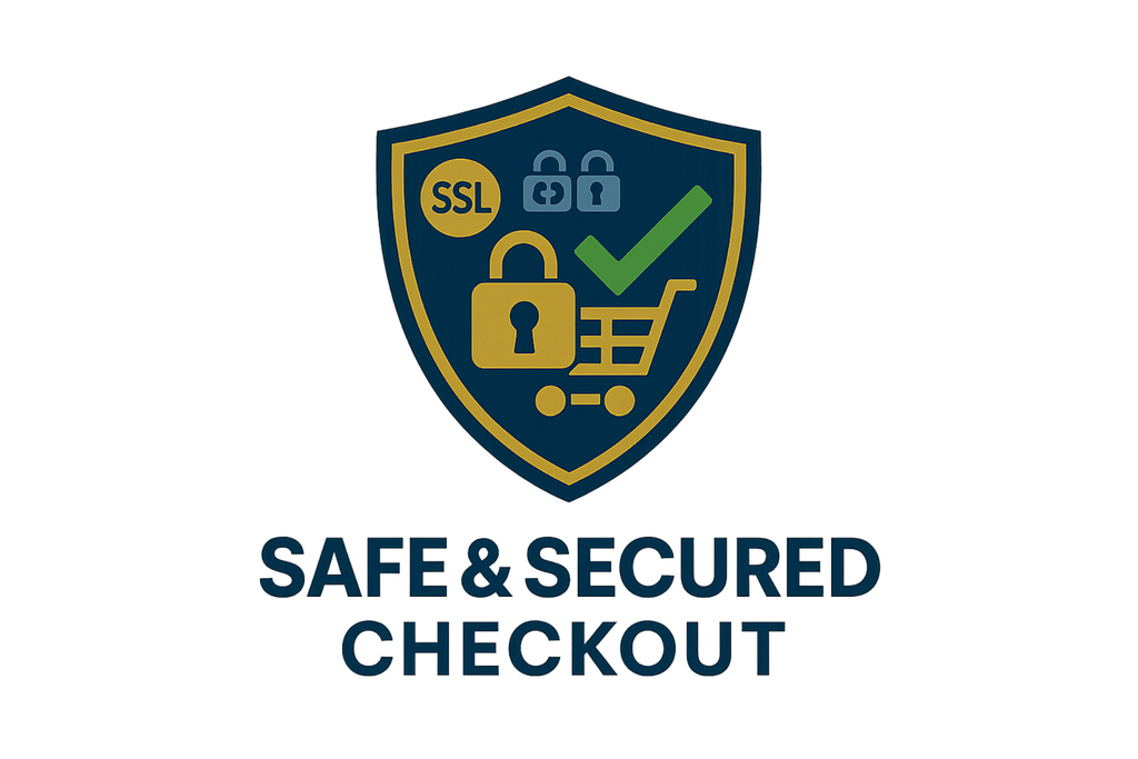 safe and secured checkout logo